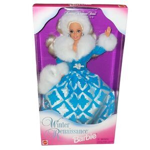 New Vintage 1996 Winter Renaissance Barbie Doll